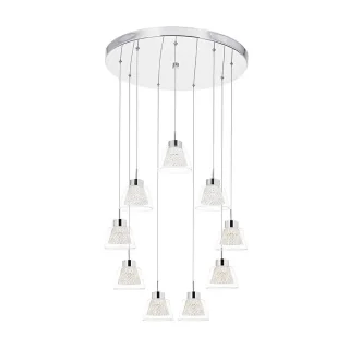 Подвесная светодиодная люстра Kink Light Азан 6112-9а