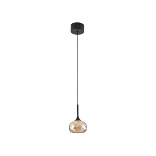 Подвесной светильник Newport 7241/S mat.black amber