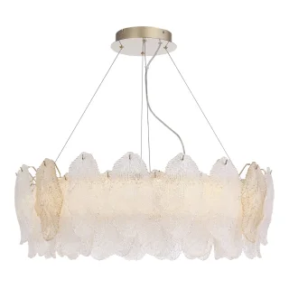 SL6135.223.01 Светильник подвесной ST-Luce золото/прозрачный, янтарный LED 1*56W 3000K