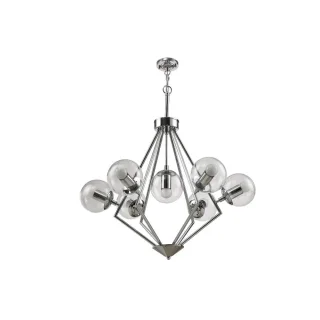 Люстра FABRICIO SP7 CHROME/TRANSPARENTE