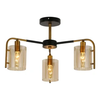 Escada 671/3P E14*40W Black/Gold