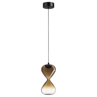 ODEON LIGHT 5094/4LA PENDANT ODL25 415 черный/золотой градиент/прозрачн./металл/стекло Подвес LED 4W