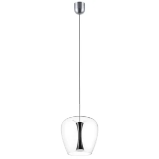 804207 Люстра CUPOLA LED 10W 500LM АЛЮМИНИЙ/ЧЕРНЫЙ 3000K