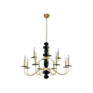 Подвесная люстра Newport 3878+4/C brass