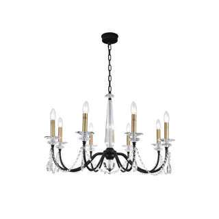 Подвесная люстра Newport 3978/C black+brass