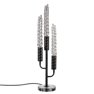 ODEON LIGHT 5459/9TL L-VISION ODL_EX26 черный глянцевый/прозрачн./металл/стекло/хрустальное стекло Н