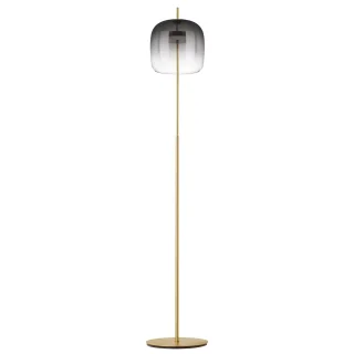 804718 Торшер CUPOLA LED 1х18W 900LM ЗОЛОТО/ДЫМЧАТЫЙ 3000K