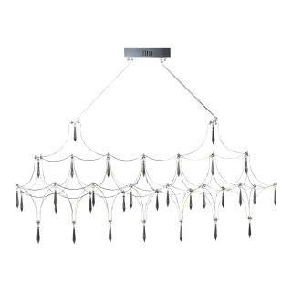 SL6603.103.17 Светильник подвесной ST-Luce Хром/Прозрачный LED 1*17W 4000K