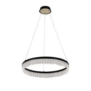 4187-1P, подвесная люстра, D600xH130/1000, LEDx68W, 3060LM, 3000-6000K, included, remote control