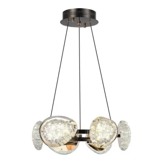 SL6018.203.48 Светильник подвесной ST-Luce Черный/Золотистый LED 148W 4000K