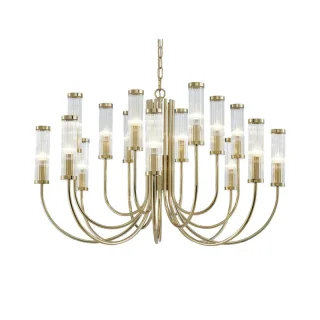 Подвесная люстра Newport 4558+4+4/C gold