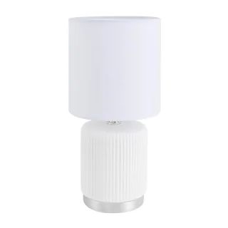 LUMION 8178/1T COUNTY LN25 000 белый, керамика/текстиль Настольная лампа E14 1*40W 220V KAISA