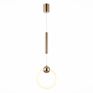 SL1578.203.01 Подвес ST-Luce Золотистый/Золотистый, Белый LED 1*15W 3000K