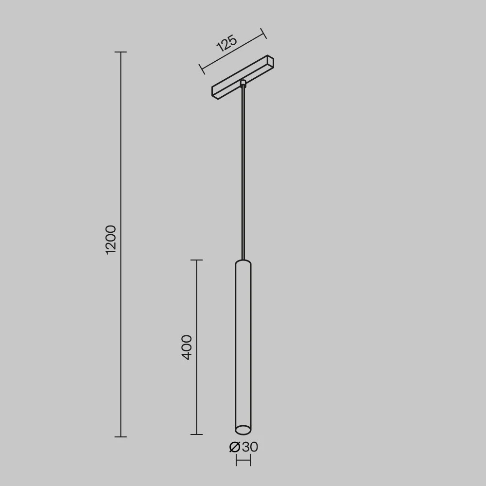 Трековый светильник Technical TR257-4-7WTW-M-W