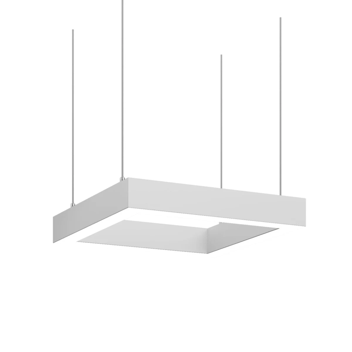 STP501.P5050.32NW.W Светильник светодиодный подвесной Белый LED 1*32W 4000K Ra>84 IP40 L500xW500x50x Коммерческое освещение