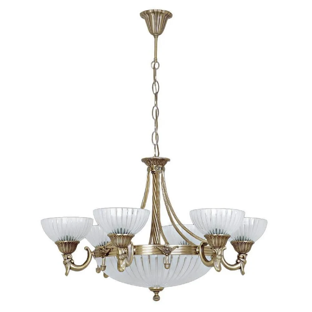 Подвесная люстра Kink Light Кристалл классика 2067/6+3 Antik