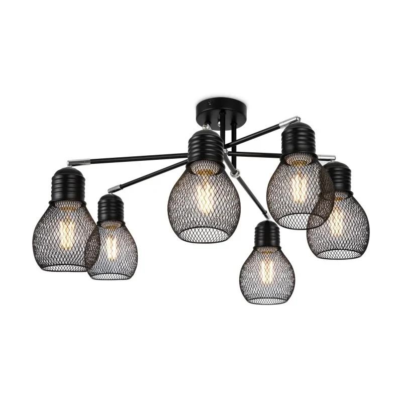 Люстра на штанге Freya FR5069PL-06B
