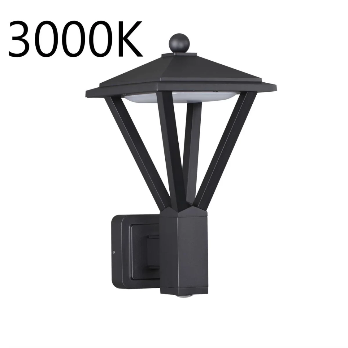 6655/15WL3 NATURE ODL25 черный/металл Уличный настенный светильник IP54 LED 15W (12W SMD LED + 3W CO