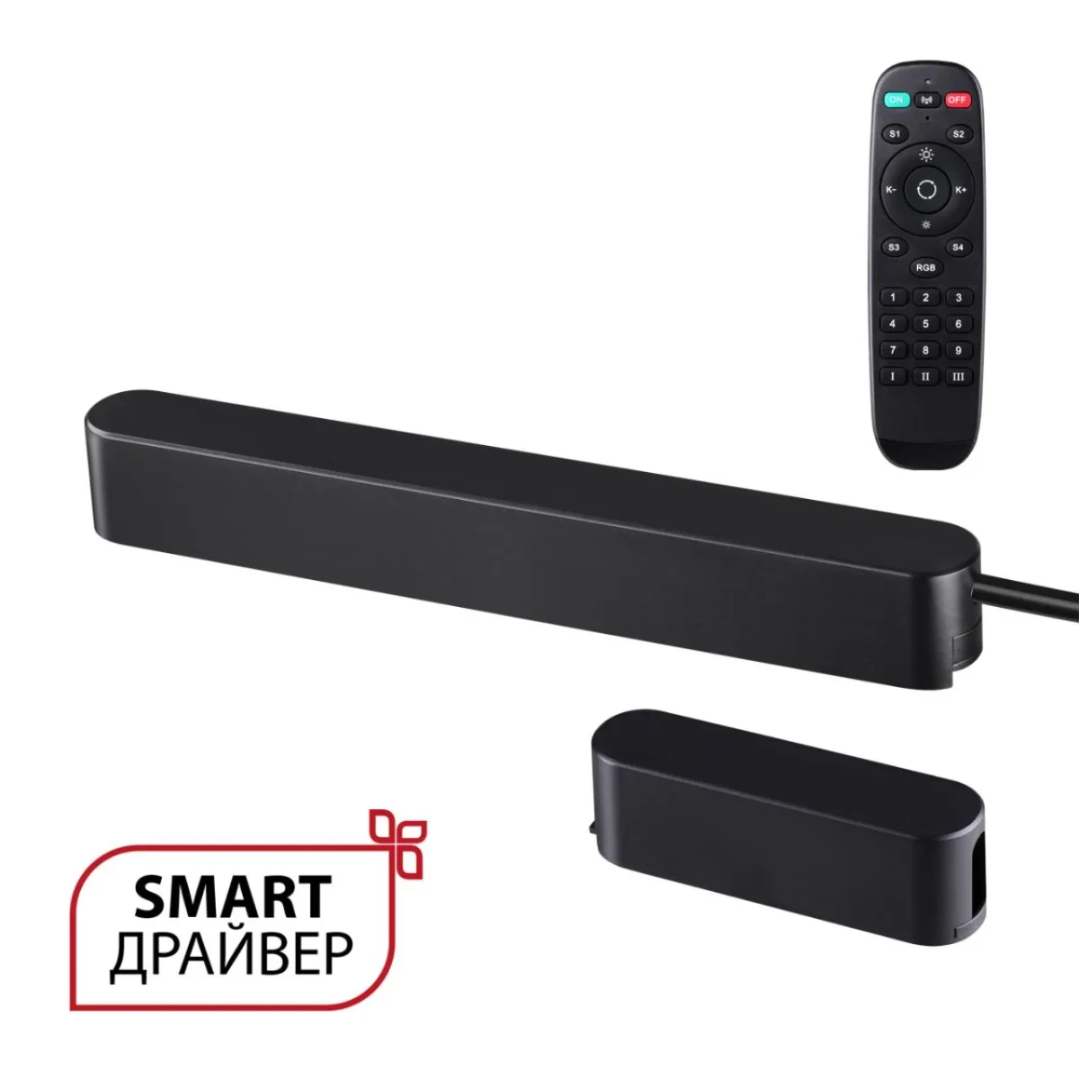 NOVOTECH 359453 DRIVE NT24 096 черный Смарт-драйвер + коробка для коммутации + пульт ДУ IP20 100W 24