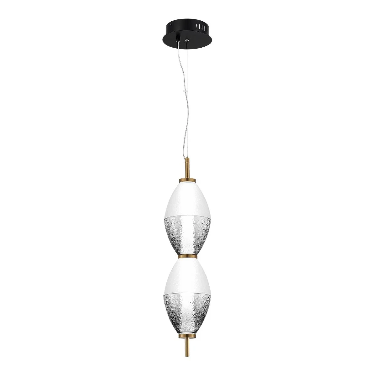 SL6130.403.15 Светильник подвесной ST-Luce Черный/Белый, Дымчатый LED 116W 3000K