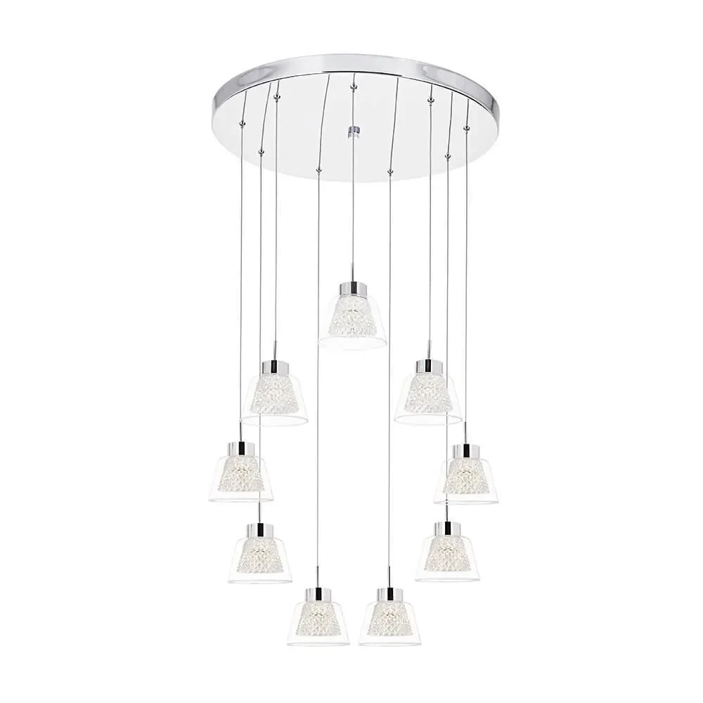 Подвесная светодиодная люстра Kink Light Азан 6112-9а