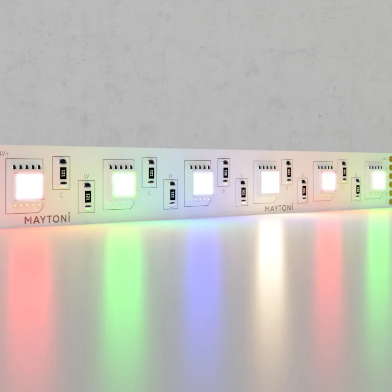 Светодиодная лента 24В 5050 20Вт/м RGB-MIX 5м IP20 20039 20039