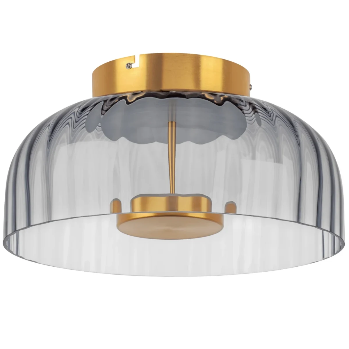 809061 Люстра CELESTA LED 1х12W 600LM ЗОЛОТО/ДЫМЧАТЫЙ 3000K