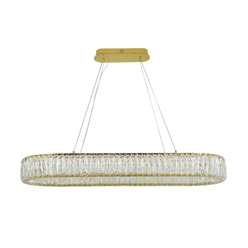 Подвесная люстра Newport 8240/90 oval gold