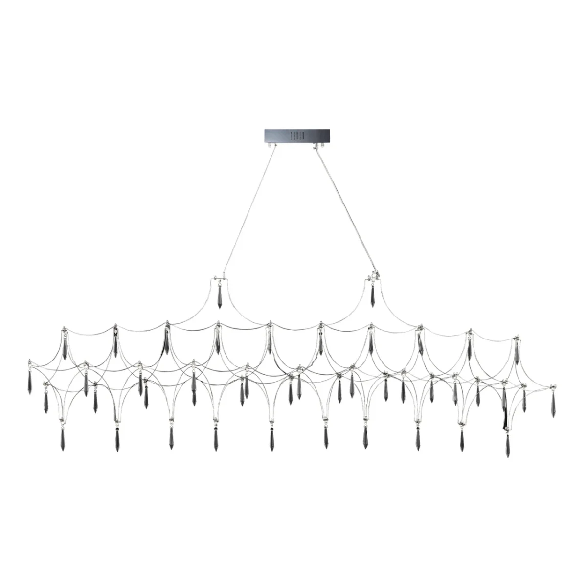 SL6603.103.23 Светильник подвесной ST-Luce Хром/Прозрачный LED 1*23W 4000K