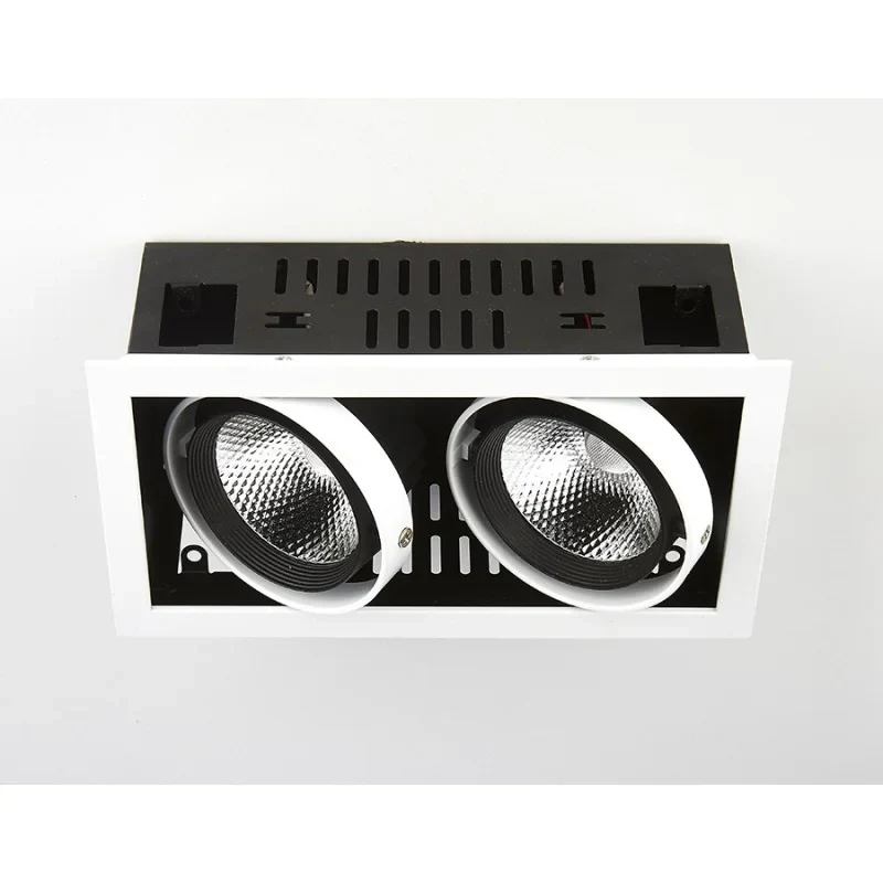Влагозащищенный светильник Ambrella Light T812 BK/CH 2*12W 4200K