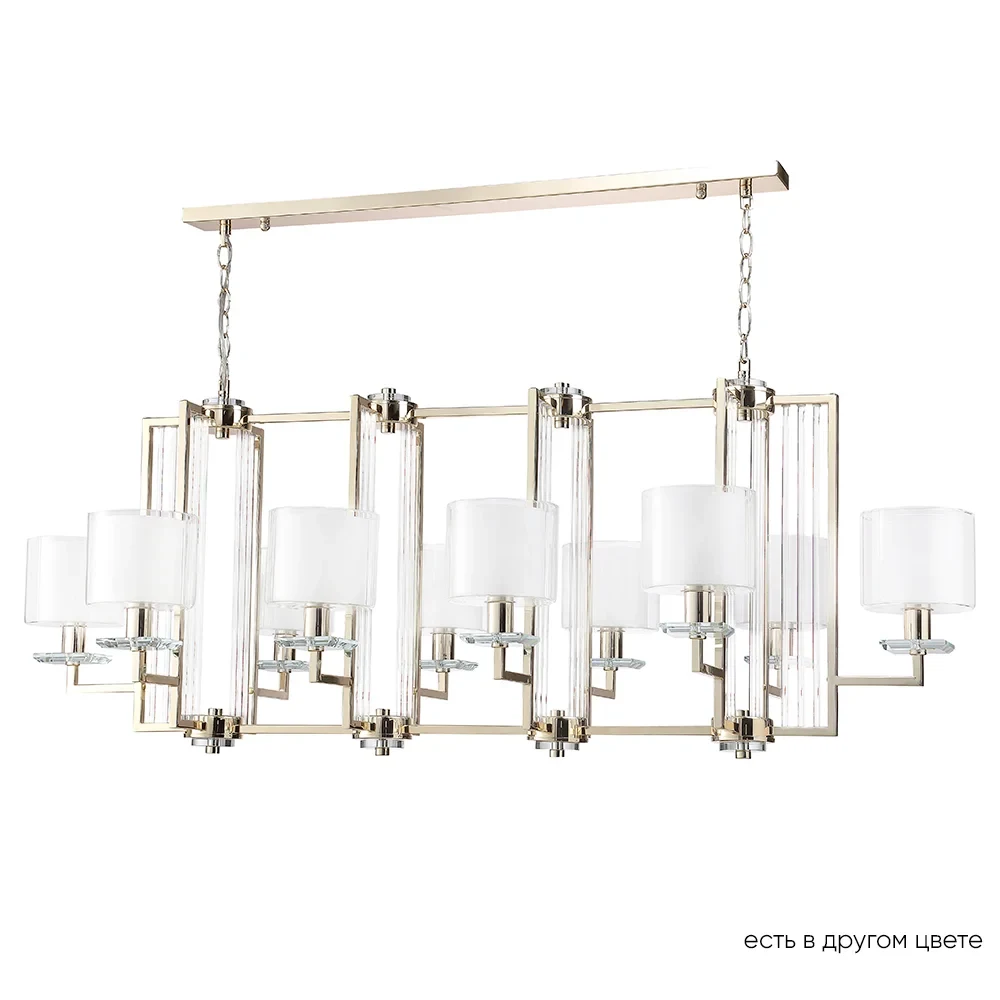 Люстры Crystal Lux NICOLAS SP10 L1300 GOLD/WHITE