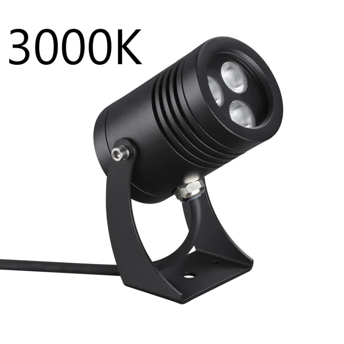 6648/6WA3 NATURE ODL25  черный/металл Фасадный поворотный светильник на 360° IP67 LED CREE 6W 3000K 