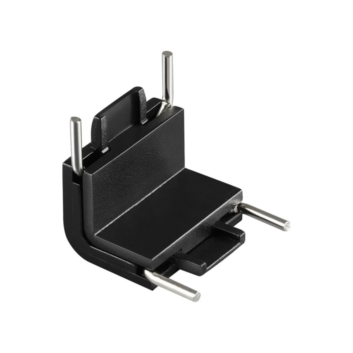 NOVOTECH 135271 SHINO NT24 093 черный Соединитель с токопроводом "Г" (потолок/стена) для низковольтн