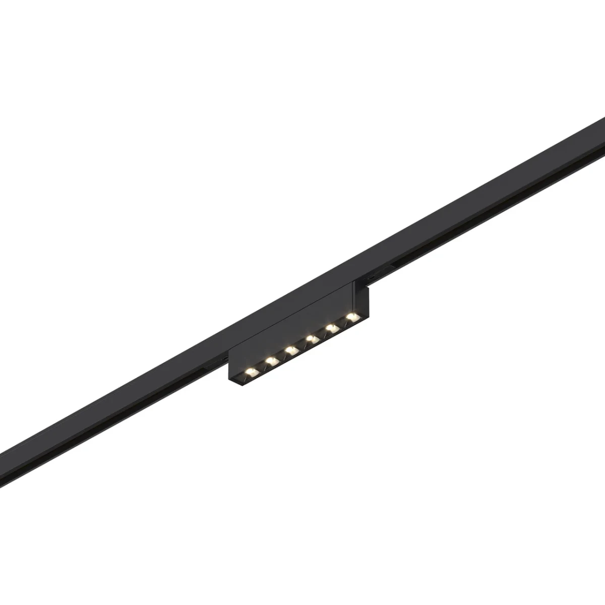 ST666.446.05 Магнитный трековый светильник Черный LED 1*5W 4000K 220Lm Ra>90  IP20 L100xW10xH18 24V