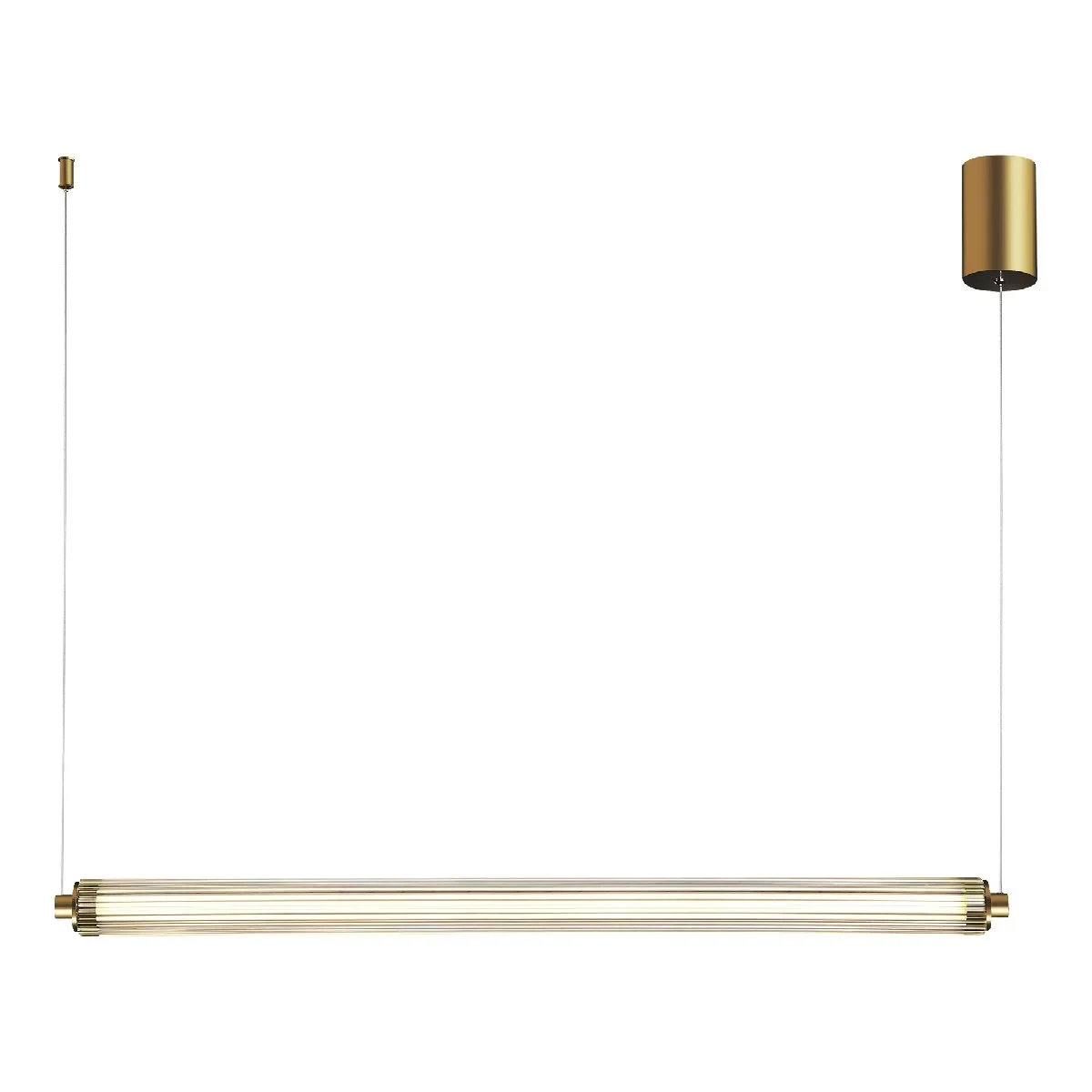SL6224.313.01 Светильник подвесной ST-Luce Латунь/Прозрачный LED 130W 4000K