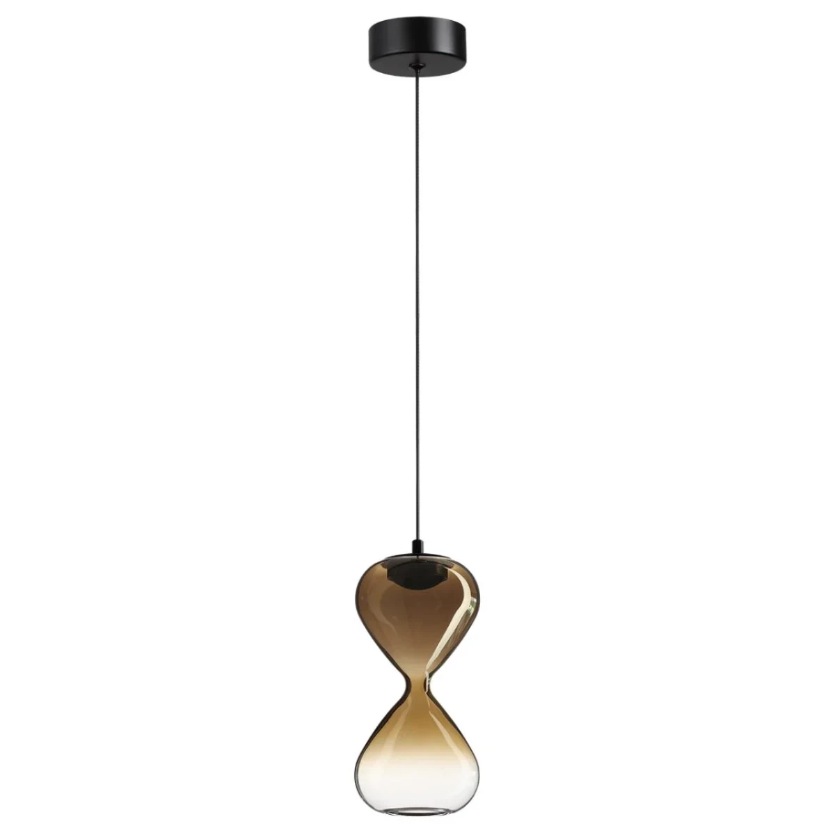 ODEON LIGHT 5094/4LA PENDANT ODL25 415 черный/золотой градиент/прозрачн./металл/стекло Подвес LED 4W
