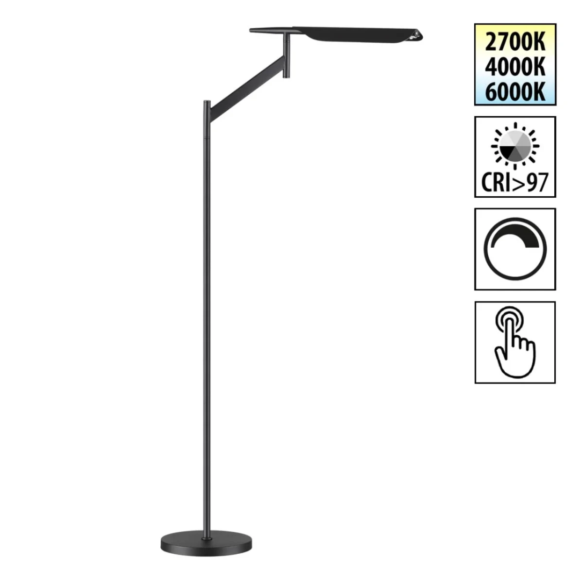 359542 NT LEDO Торшер диммир. со сменой цвет.темпер. 14W 100-240V 2700К\4000К\6000К IP20 ALA