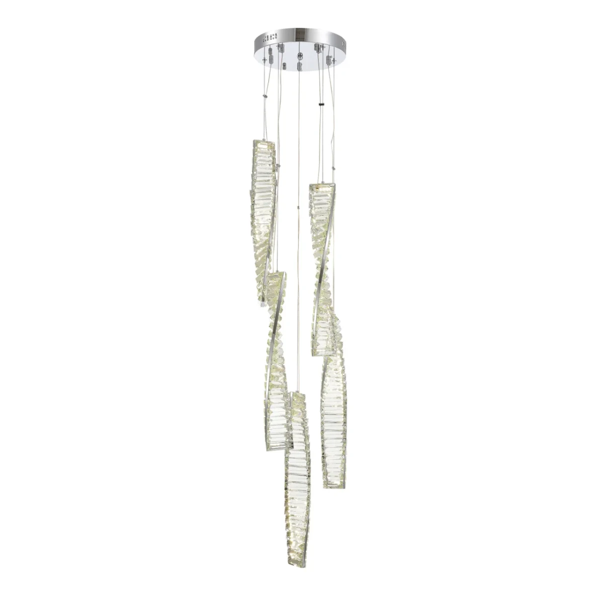 SL6205.103.05 Светильник подвесной ST-Luce Хром/Прозрачный LED 155W 3000K