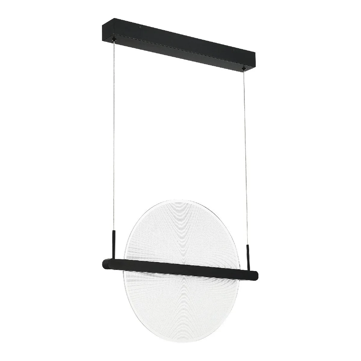 SL6233.403.15 Светильник подвесной ST-Luce Черный/Прозрачный LED 115W 4000K