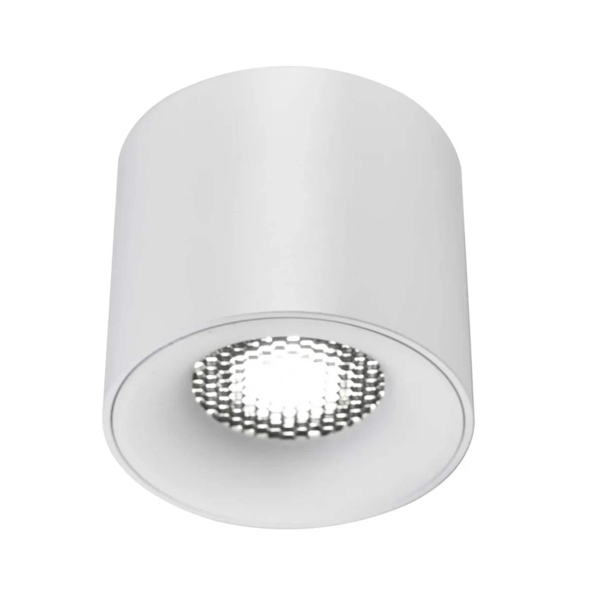ST761.533.10 Светильник потолочный белый LED 1*10W 3000K 530Lm Ra 36° IP20 D80xH70 170-240VV