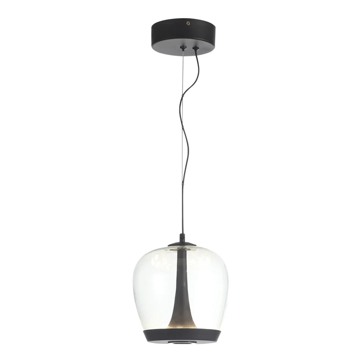 SL6014.423.01 Светильник подвесной ST-Luce Черный/Прозрачный, Черный LED 117W 3000K