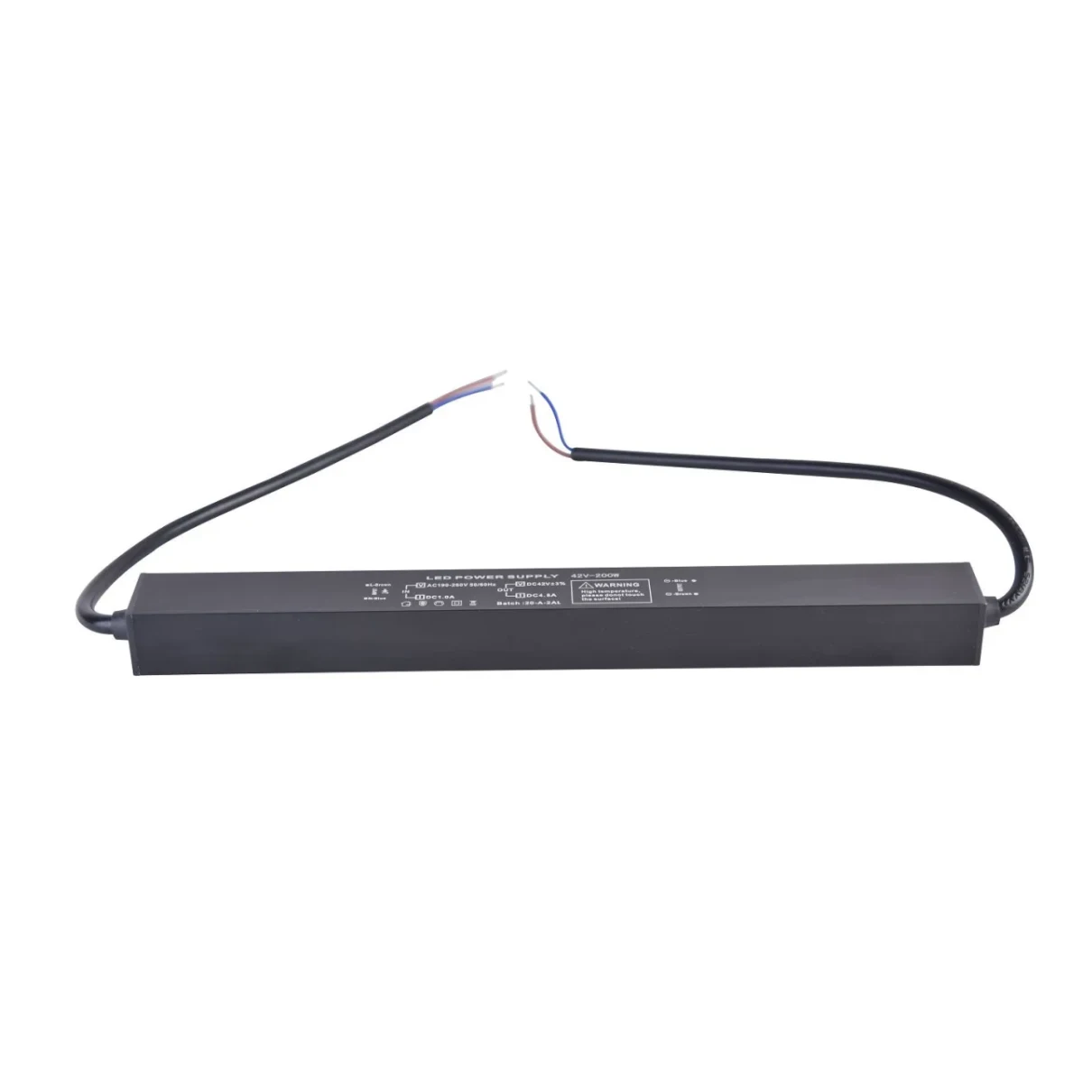 1009-DB-200, блок питания, L320xW22xH25, 200W, 42V, IP20