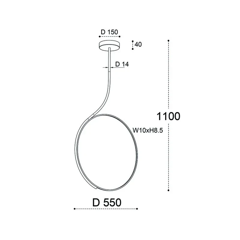 Подвесной светильник ITALLINE IT013-6025 white 3000K