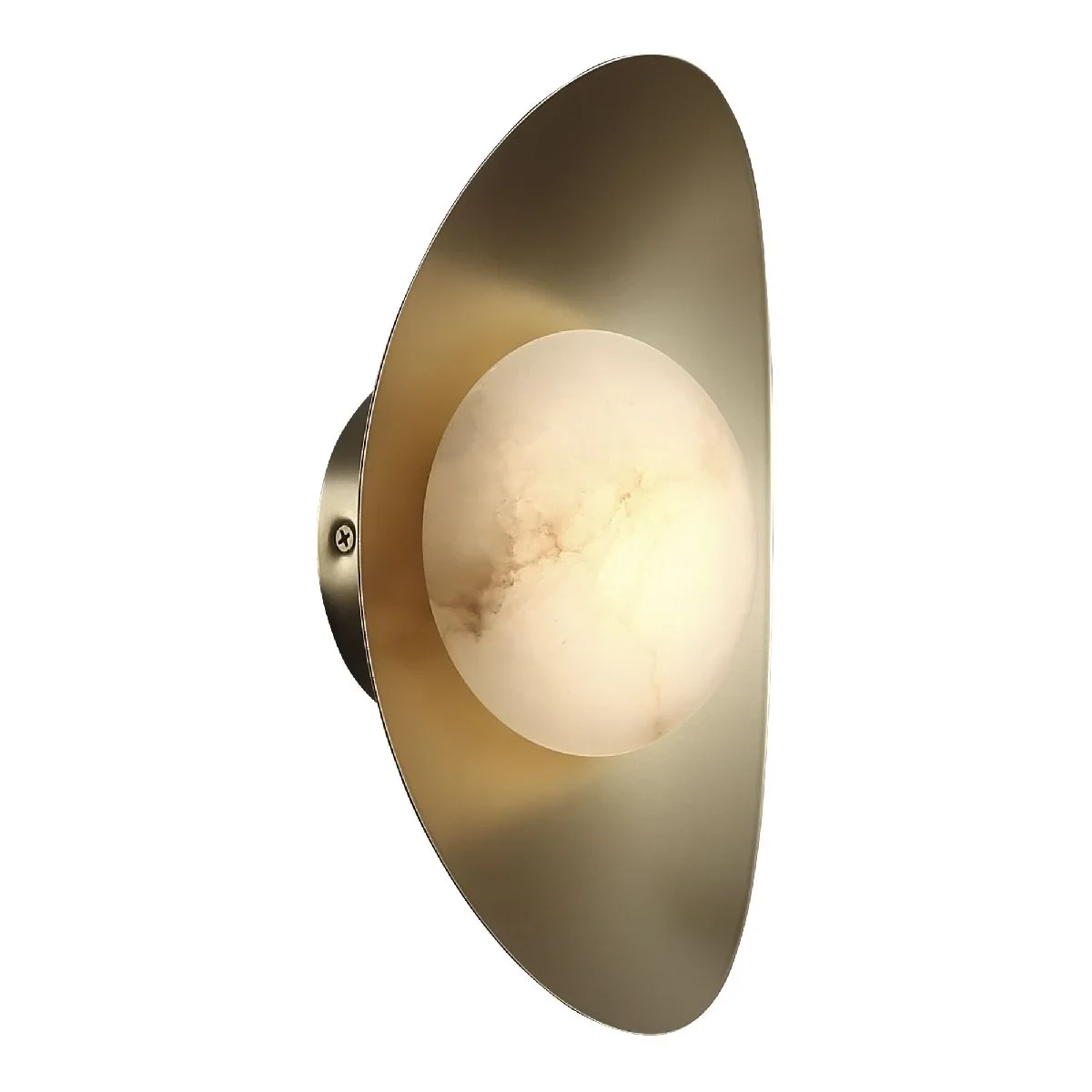 SL6229.211.01 Светильник настенный ST-Luce Золотистый/Алебастр LED 17W 3000K