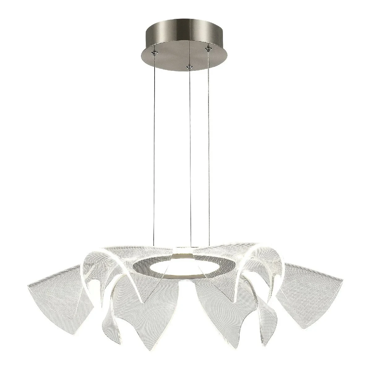 SL6235.103.20 Светильник подвесной ST-Luce Никель/Прозрачный LED 120W 4000K