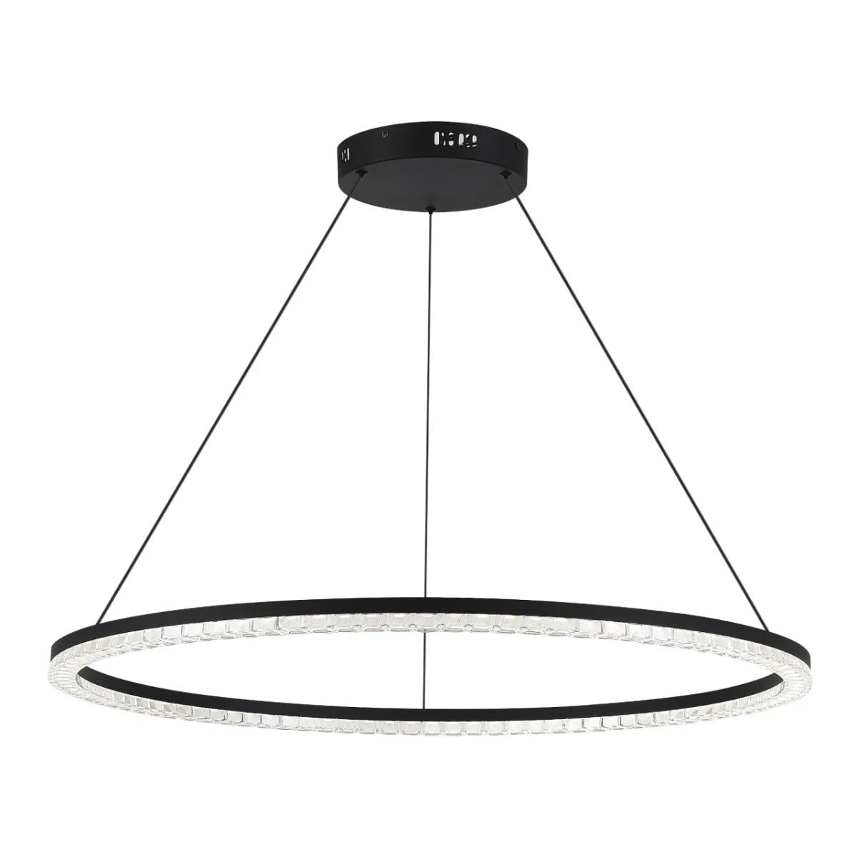 SL1018.413.01 Светильник подвесной ST-Luce черный/прозрачный LED 1*54W 4000K