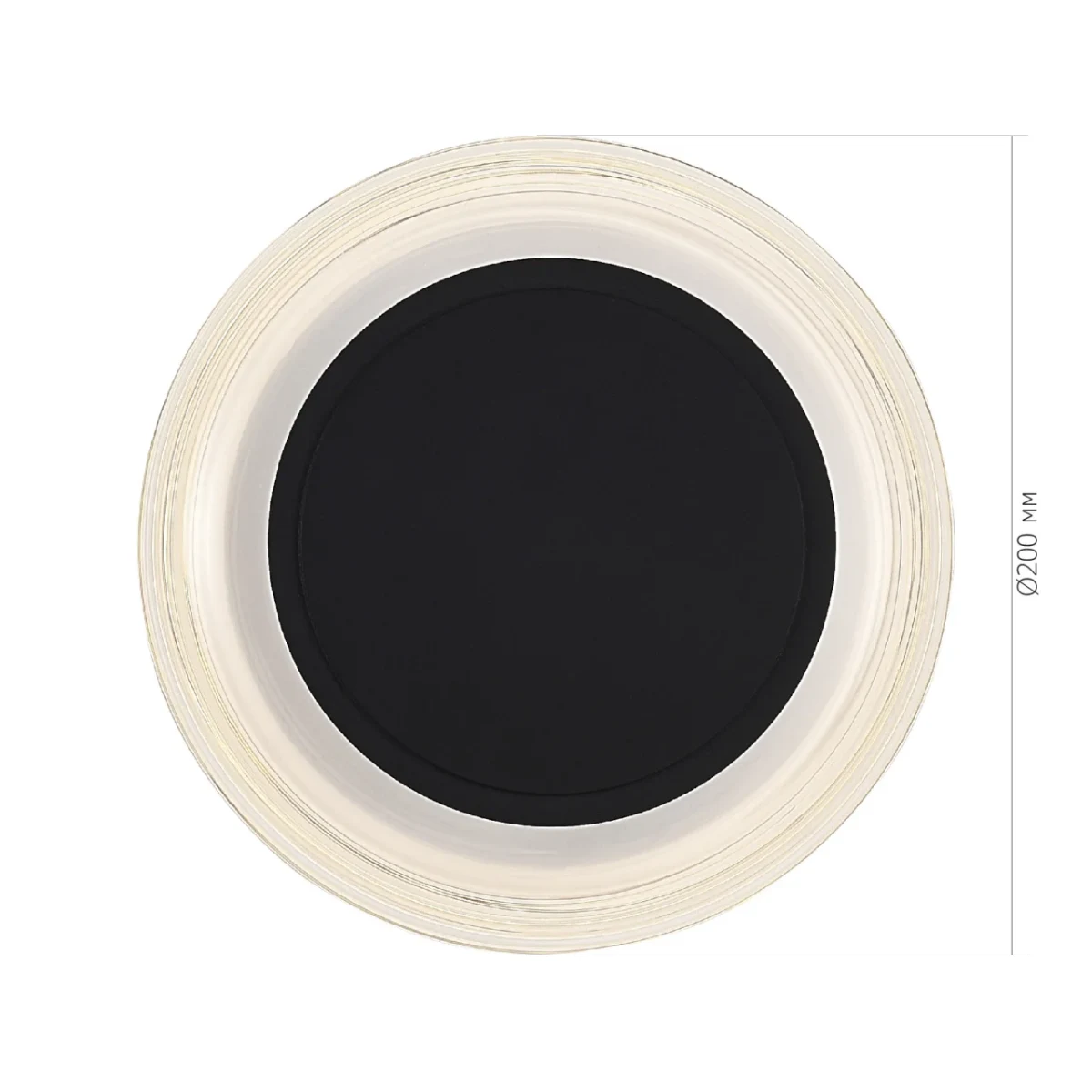 SL6239.401.03 Светильник настенный ST-Luce черный/прозрачный LED 1*7W 3000K