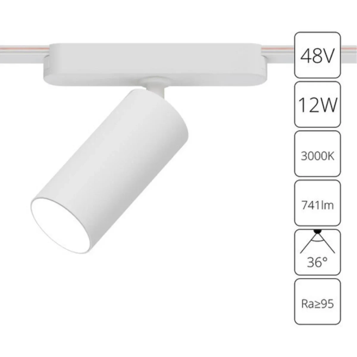 Магнитный трековый светильник Arte Lamp RAPID A1158PL-1WH