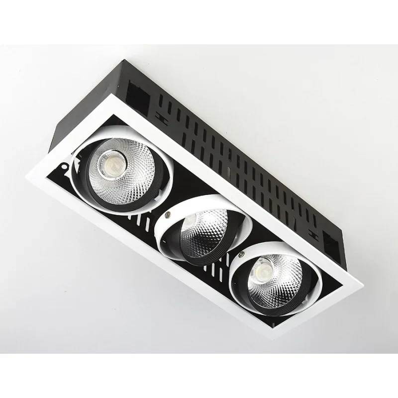 Влагозащищенный светильник Ambrella Light T813 BK/CH 3*12W 4200K