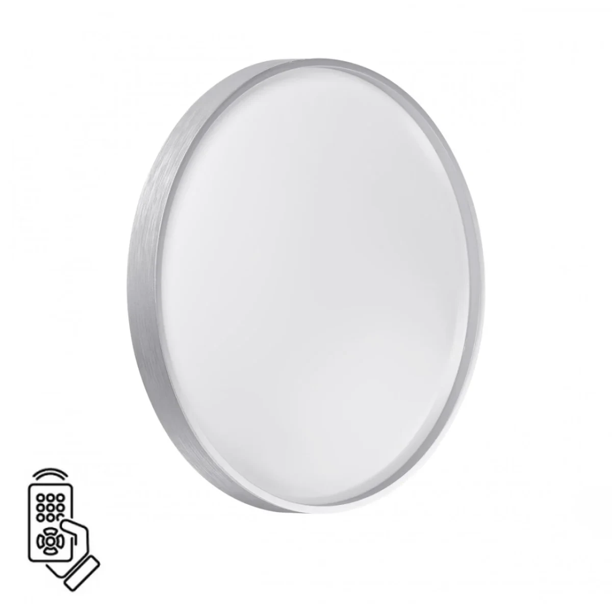 СОНЕКС 7784/DL TAN SN 000 Светильник пластик/белый/серебро LED 48Вт 3000-6000К D398 IP43 пульт ДУ GA